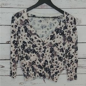 H&M Pansy‎ Floral Sweater